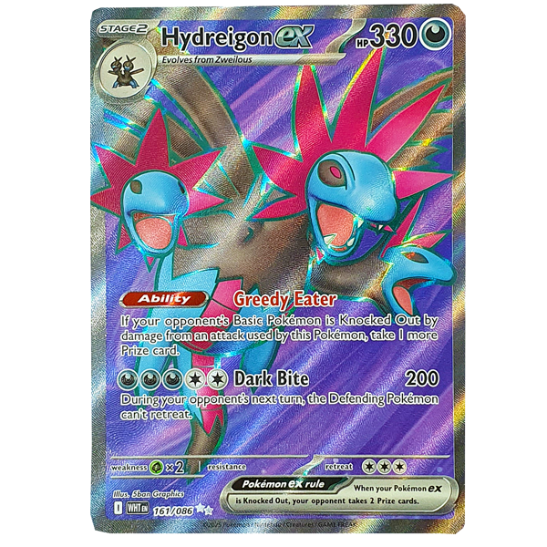 POKÉMON TCG - Hydreigon ex Ultra Rare - 161/086