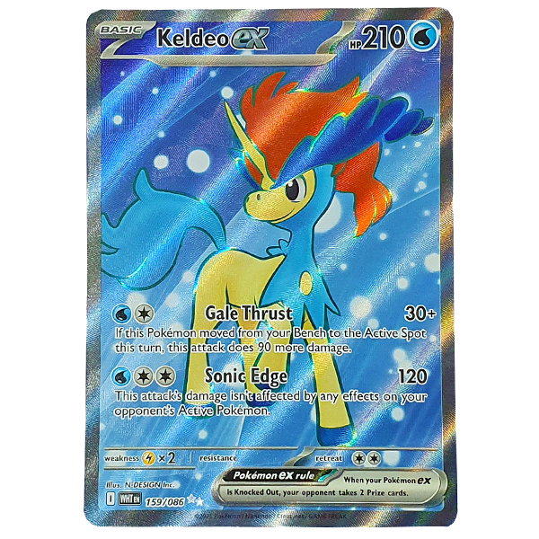 POKÉMON TCG - Keldeo ex Ultra Rare - 159/086