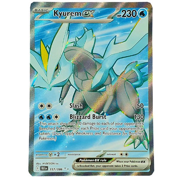 POKÉMON TCG - Kyurem ex Ultra Rare - 157/086