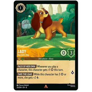 Disney Lorcana TCG - Lady Decisive Dog- 33/204