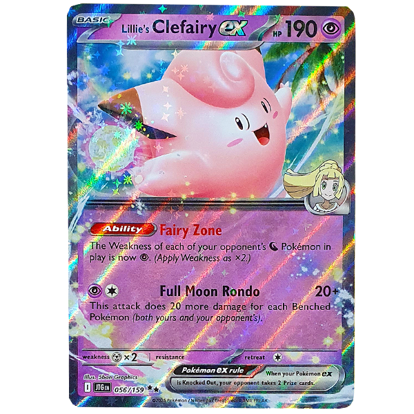 POKÉMON TCG - Lillie's Clefairy EX Ultra Rare - 056/159