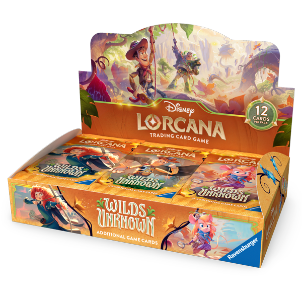 PRE-ORDER - Disney Lorcana TCG - Wilds Unknown - Sealed Case (4x
