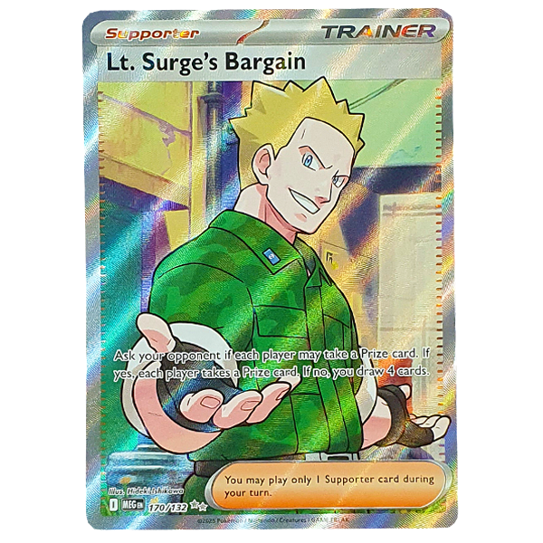 POKÉMON TCG - Lt. Surge's Bargain Ultra Rare - 170/132