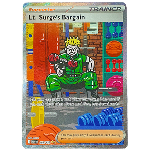 POKÉMON TCG - Lt. Surge's Bargain Special Illustration Rare - 185/132