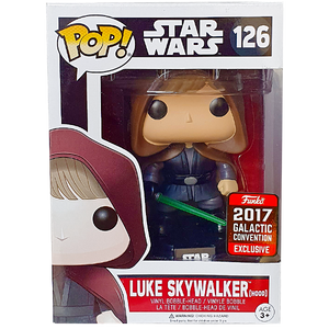 Star Wars - Luke Skywalker (Hood) 2017 SWC Exclusive Pop! Vinyl Figure