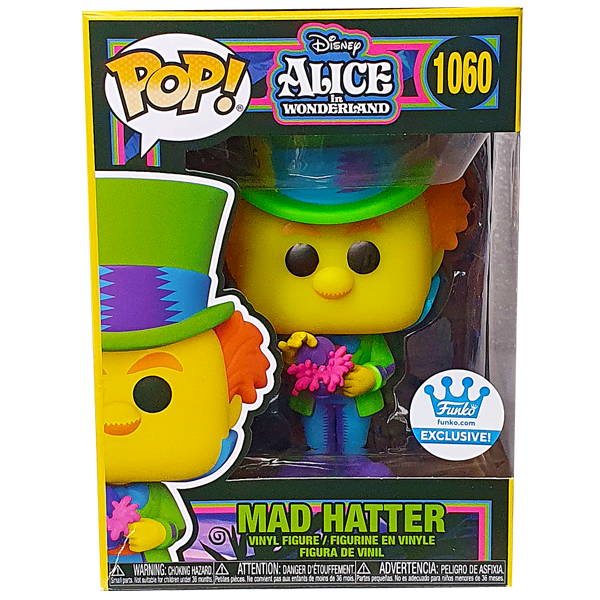 Alice in Wonderland - Mad Hatter Blacklight Funko Shop Exclusive Pop! Vinyl Figure