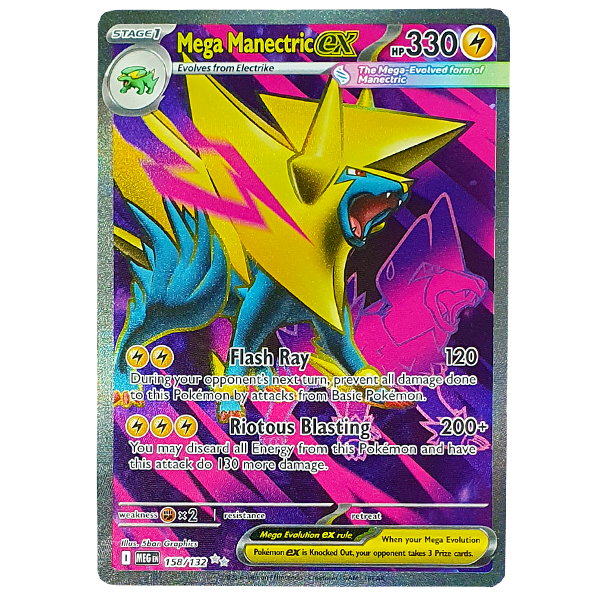 POKÉMON TCG - Mega Manetric ex Ultra Rare - 158/132