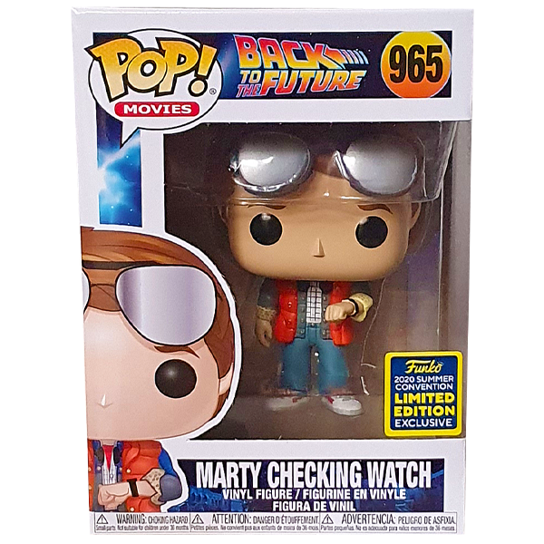 Back to the Future - Marty Checking Watch SDCC 2020 Exclusive Pop! Vinyl Figure