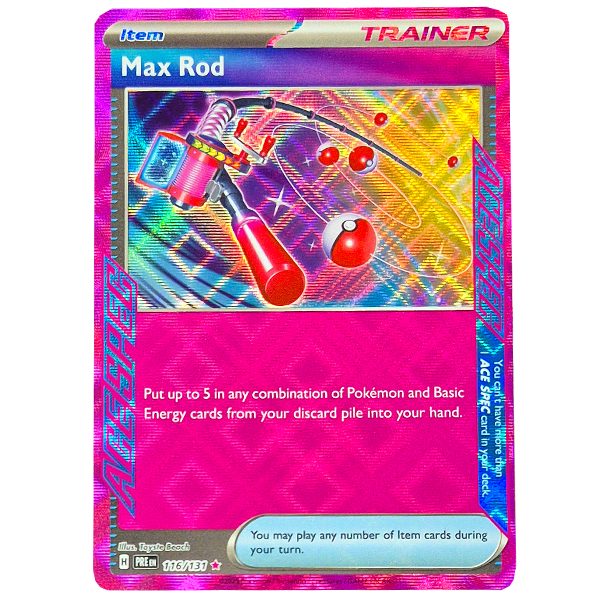 POKÉMON TCG - Max Rod Ace Rare - 116/131