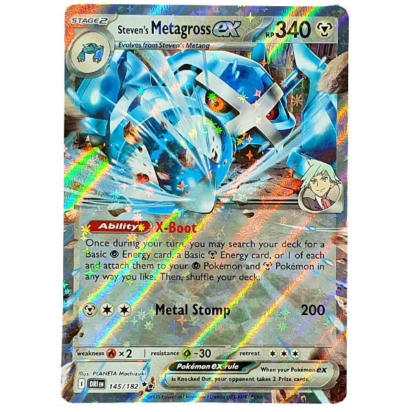POKÉMON TCG - Steven's Metagross ex Ultra Rare - 145/182