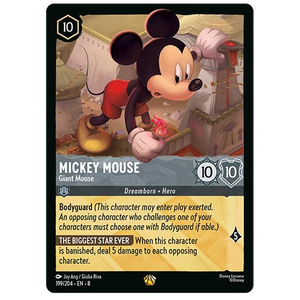 Disney Lorcana TCG - Mickey Mouse Giant Mouse - 199/204