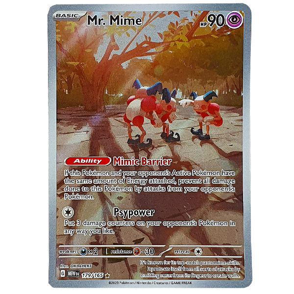 POKÉMON TCG - Mr. Mime Illustration Rare - 179/165