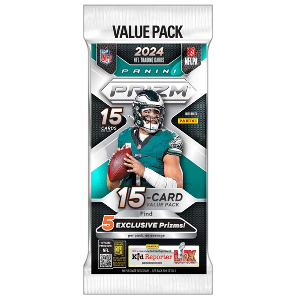 NFL - 2024 Panini Prizm Football Trading Cards - Fat Pack