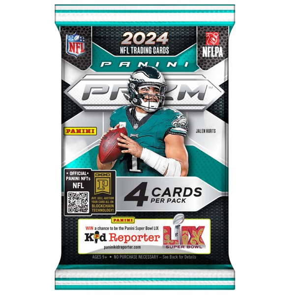 NFL - 2024 Panini Prizm Football Trading Cards - Retail Booster Pack