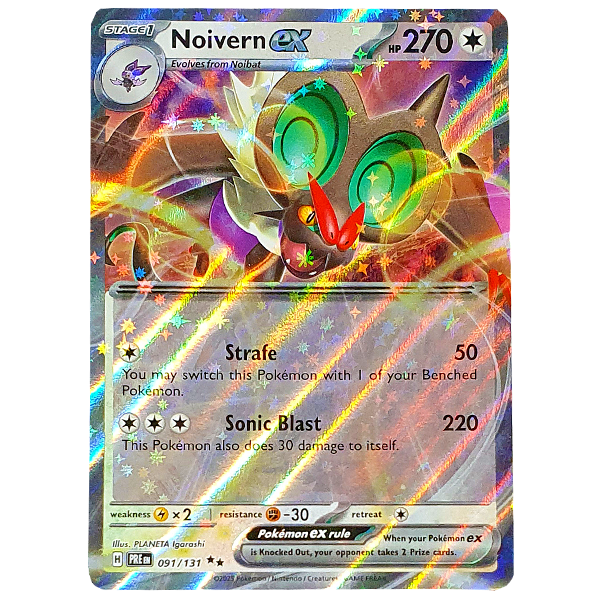 POKMON TCG - Noivern EX Ultra Rare - 091/131 Hero Stash POKMON TCG - Noivern EX Ultra Rare - 091/131 Hero Stash