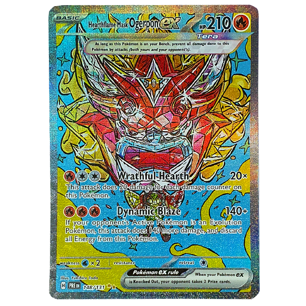 POKÉMON TCG - Hearthflame Mask Ogerpon ex Special Illustration Rare - 148/131
