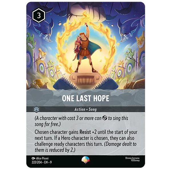 Disney Lorcana TCG - One Last Hope - 222/204 - Epic