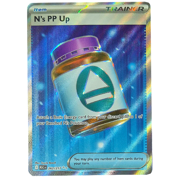 pp up pokemon card POKÉMON TCG - N's PP Up Full Art Ultra Rare