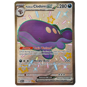 POKÉMON TCG - Paldean Clodsire EX Shiny Ultra Rare - 219/091