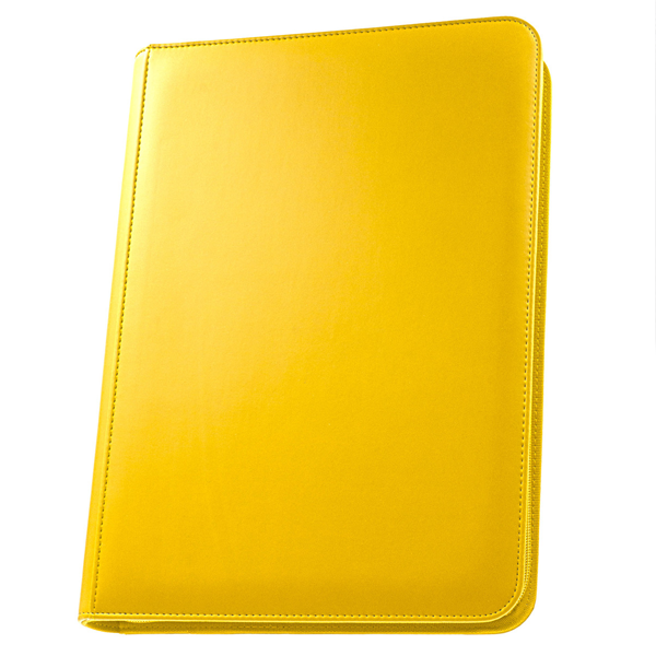 Palms Off Gaming - 9 Pocket Zip Trading Card Binder Stealth - Yellow