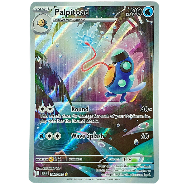 POKÉMON TCG - Palpitoad Illustration Rare - 104/086
