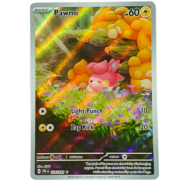 POKÉMON TCG - Pawmi Illustration Rare - 226/091