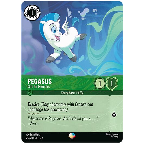 Disney Lorcana TCG - Pegasus Gift for Hercules - 212/204 - Epic