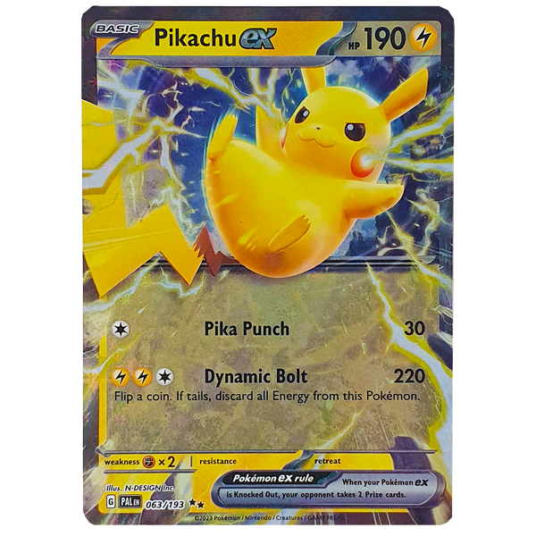 POKÉMON TCG - Pikachu EX Ultra Rare - 063/193