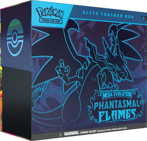 PRE-ORDER Pokemon - Mega Evolution Phantasmal Flames - Elite Trainer Box - PRE ORDER - LIMIT 1 PER PERSON