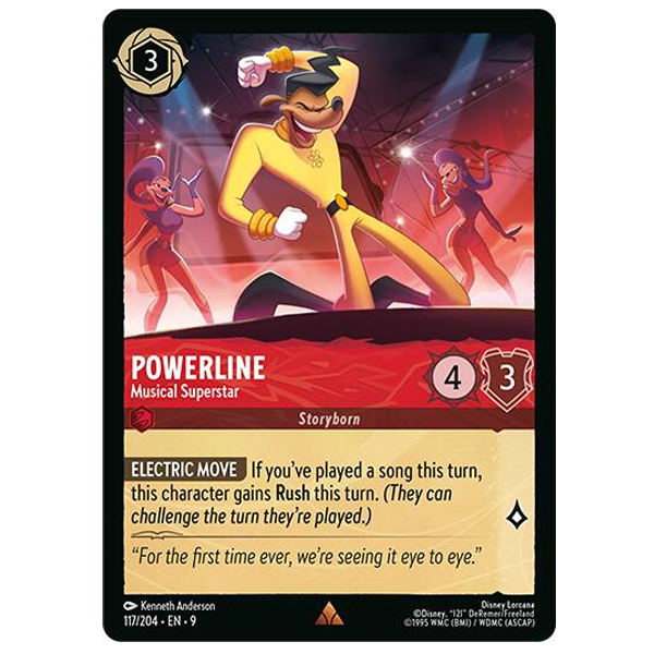 Disney Lorcana TCG - Powerline Musical Superstar - 117/204