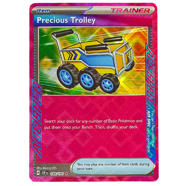 POKÉMON TCG - Precious Trolley Ace Rare - 185/191