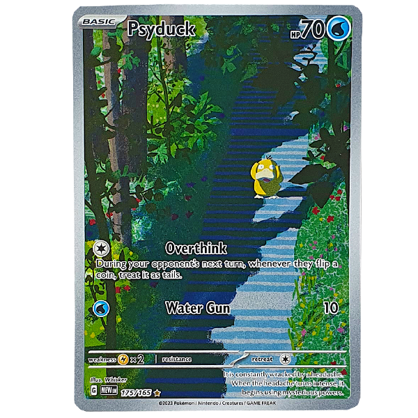 POKÉMON TCG - Psyduck Illustration Rare - 175/165
