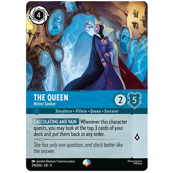 Disney Lorcana TCG - The Queen Mirror Seeker - 219/204 - Epic