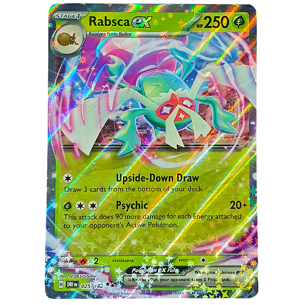 POKÉMON TCG - Rabsca ex Ultra Rare - 025/182