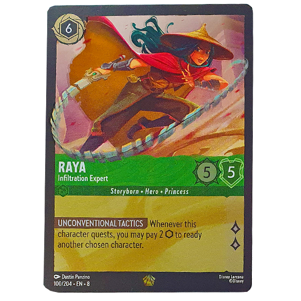 Disney Lorcana TCG - Raya Infiltration Expert - 100/204 - Cold Foil