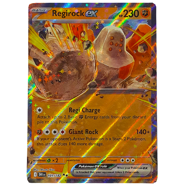 POKÉMON TCG - Regirock ex Ultra Rare - 101/182