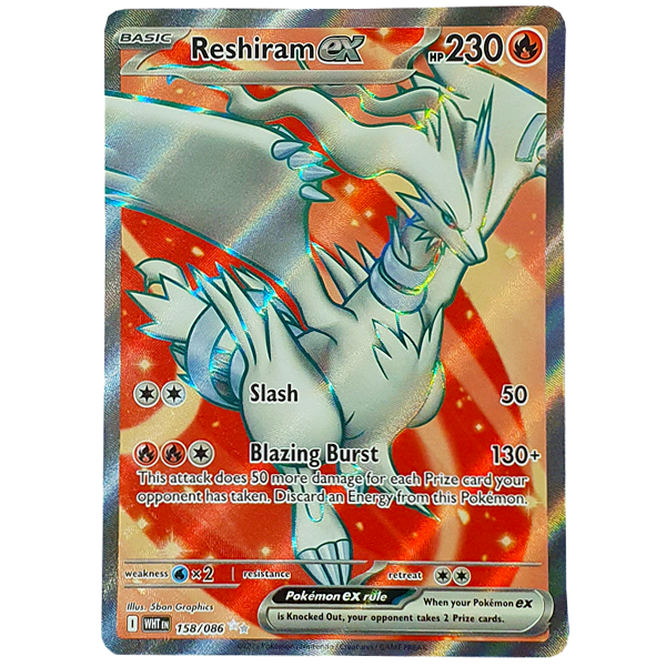 POKÉMON TCG - Reshiram ex Ultra Rare - 158/086