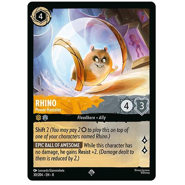 Disney Lorcana TCG - Rhino Power Hamster - 30/204
