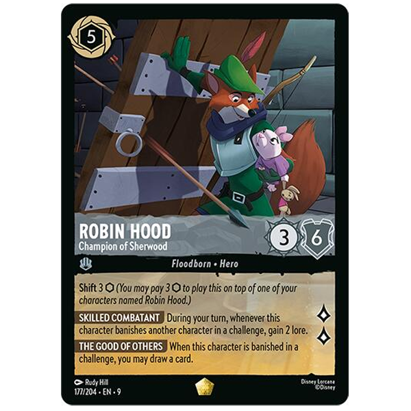 Disney Lorcana TCG - Robin Hood Champion of Sherwood - 177/204
