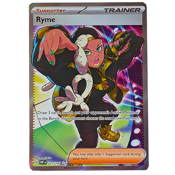 POKÉMON TCG - Ryme Full Art Secret Rare - 221/197