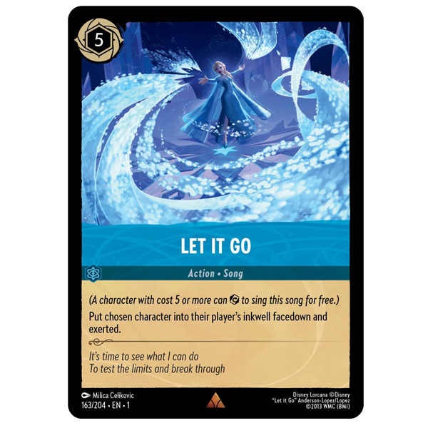 Disney Lorcana TCG - Let it Go - 163/204