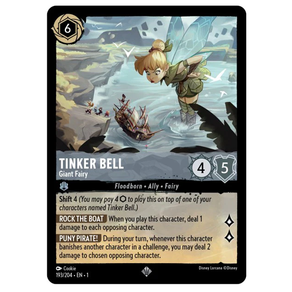 Disney Lorcana TCG - Tinker Bell Giant Fairy - 193/204