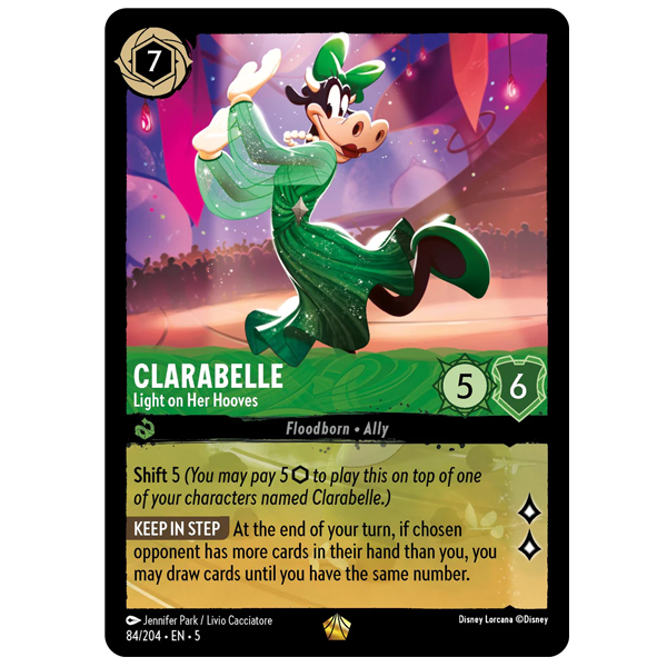 Disney Lorcana TCG - Clarabelle Light on Her Hooves - 84/204