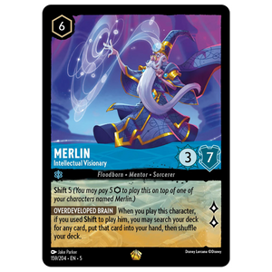 Disney Lorcana TCG - Merlin Intellectual Visionary - 159/204