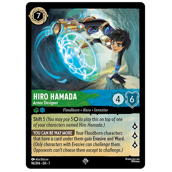 Disney Lorcana TCG - Hiro Hamada Armor Designer - 96/204
