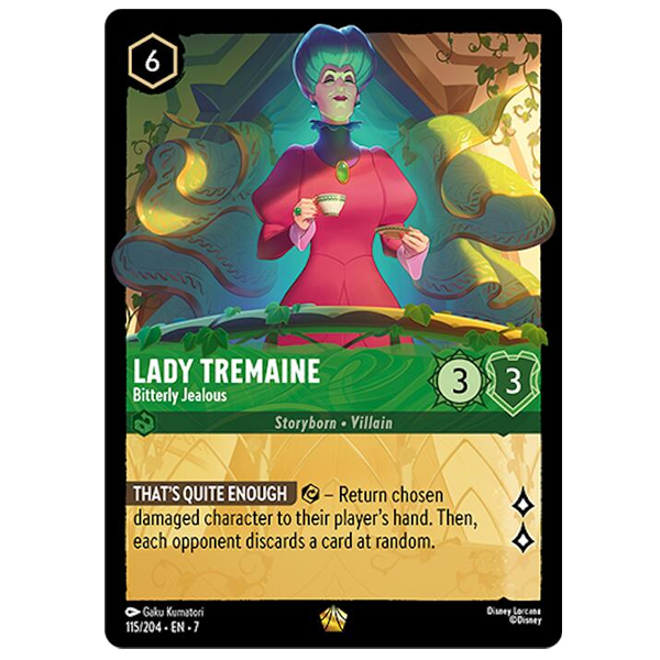 Disney Lorcana TCG - Lady Tremaine Bitterly Jealous - 115/204