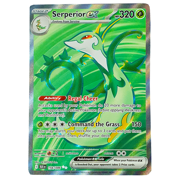 POKÉMON TCG - Serperior ex Ultra Rare - 156/086