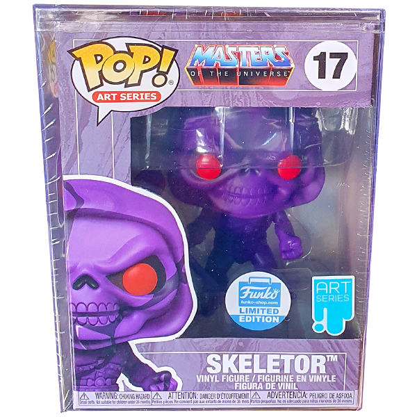 Masters of the Universe - Skeletor Art Series Funko Shop Exclusive Pop! Vinyl Figure with Pop! Stacks