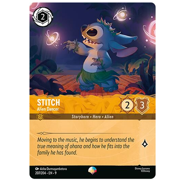 Disney Lorcana TCG - Stitch Alien Dancer - 207/204 - Epic