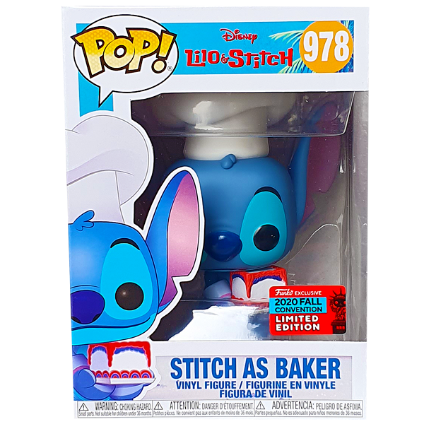Lilo & Stitch - Stitch as Baker NYCC 2020 Exclusive Pop! Vinyl Figure